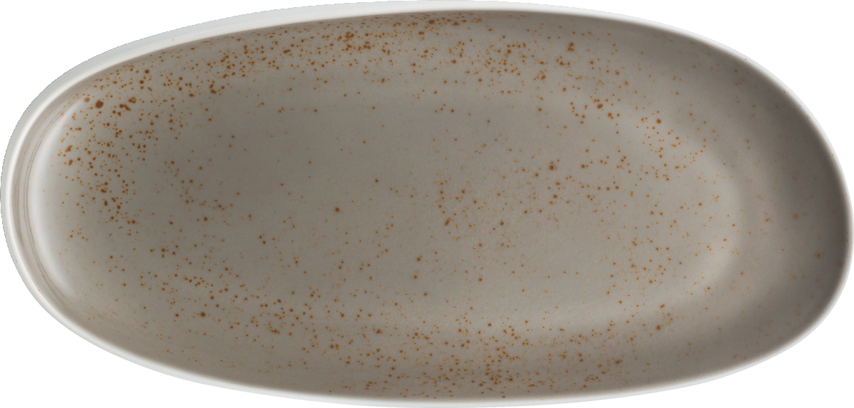 Platter asymmetric coupe 26x13cm