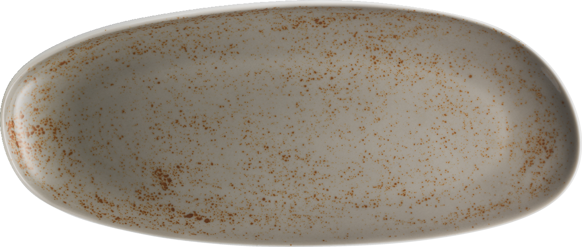 Platter asymmetric coupe 33x14cm