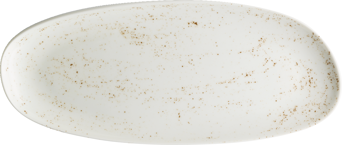 Platter asymmetric coupe 38x16cm