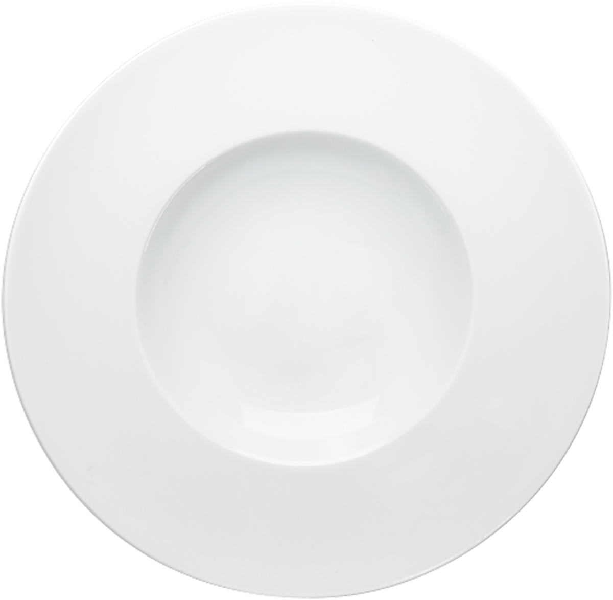 Plate deep round with rim 22cm