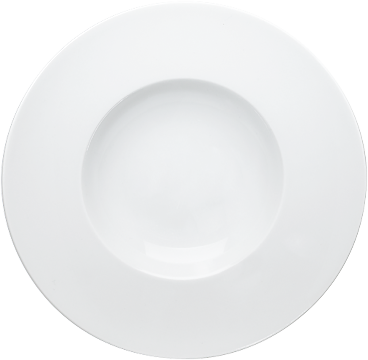 Plate deep round with rim 28cm