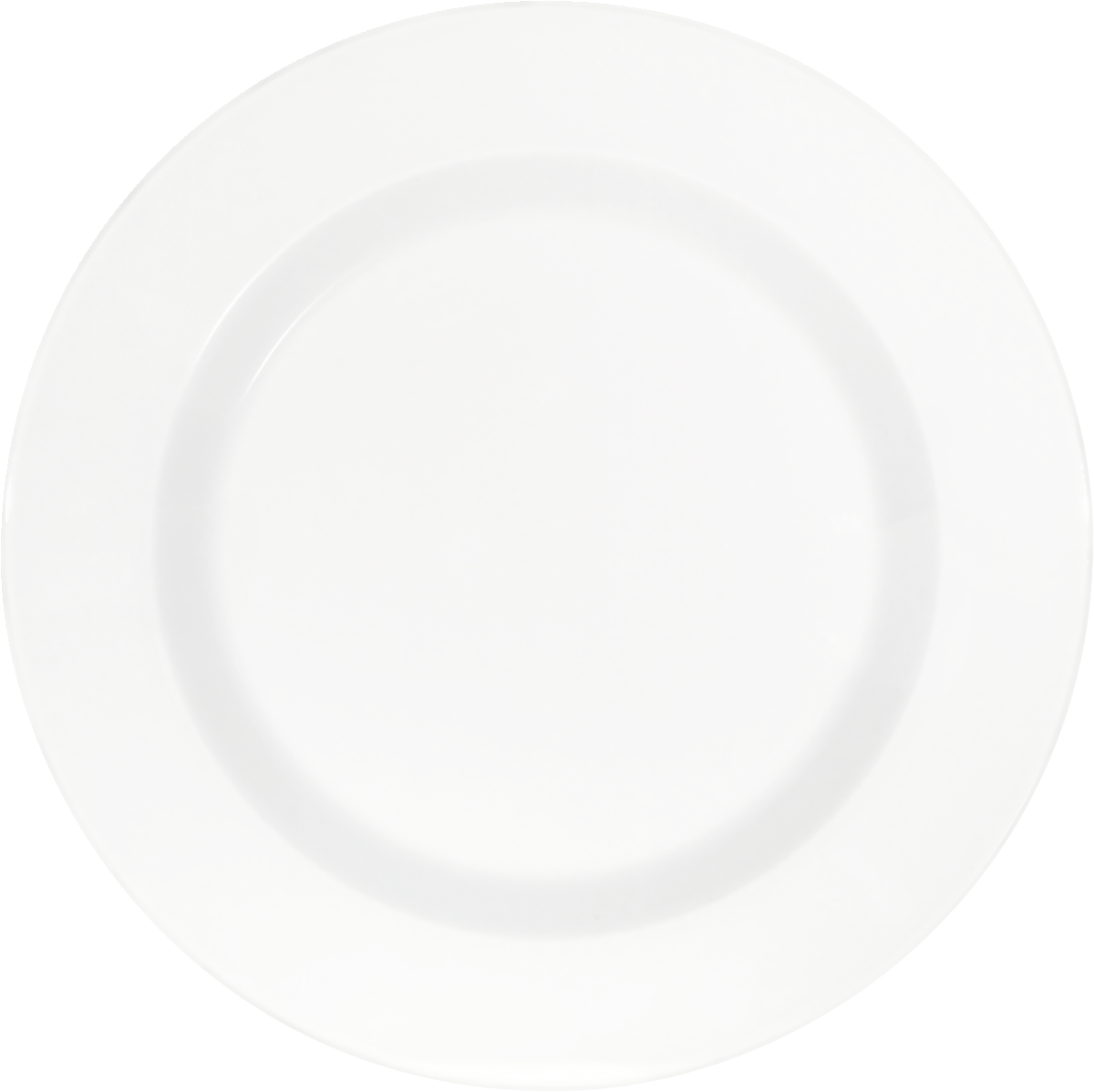 Plate flat round with rim 29cm