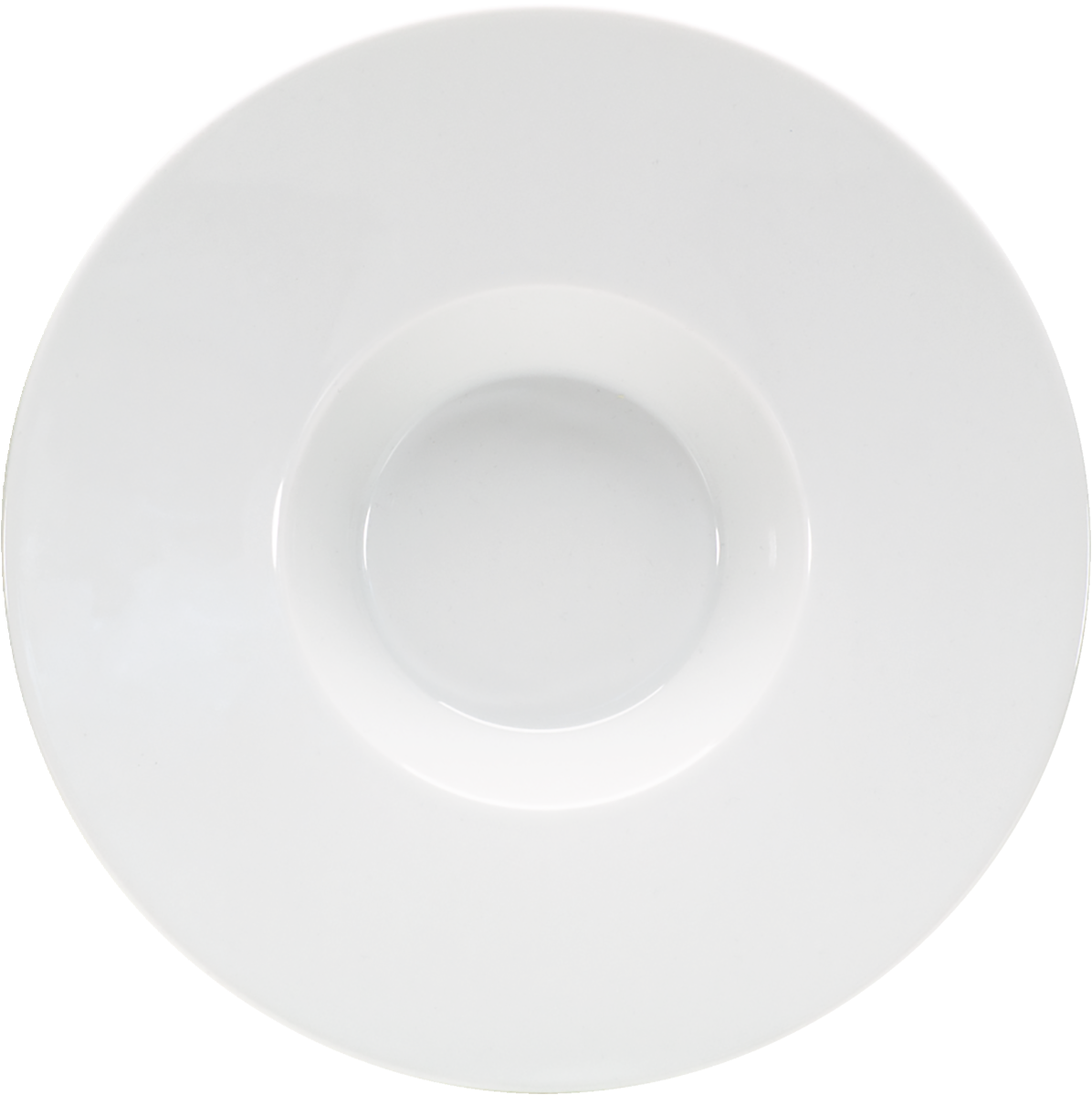 Plate deep round wide rim 16cm