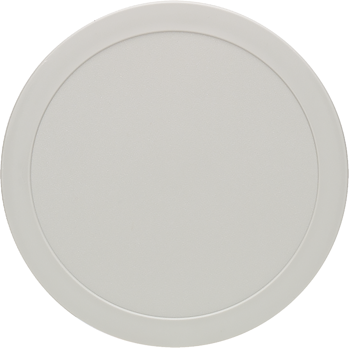 Plastic cover gray flat 13cm