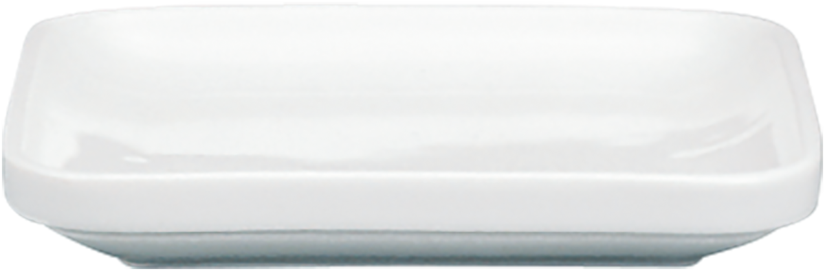 Plate flat square 21x21cm