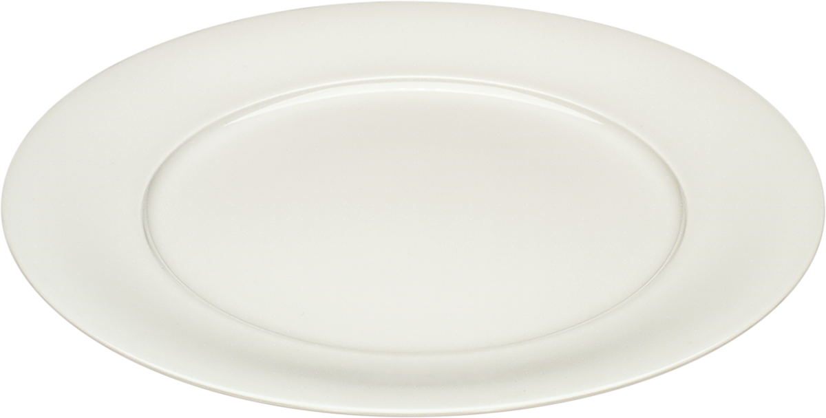Plate flat round with rim 28cm
