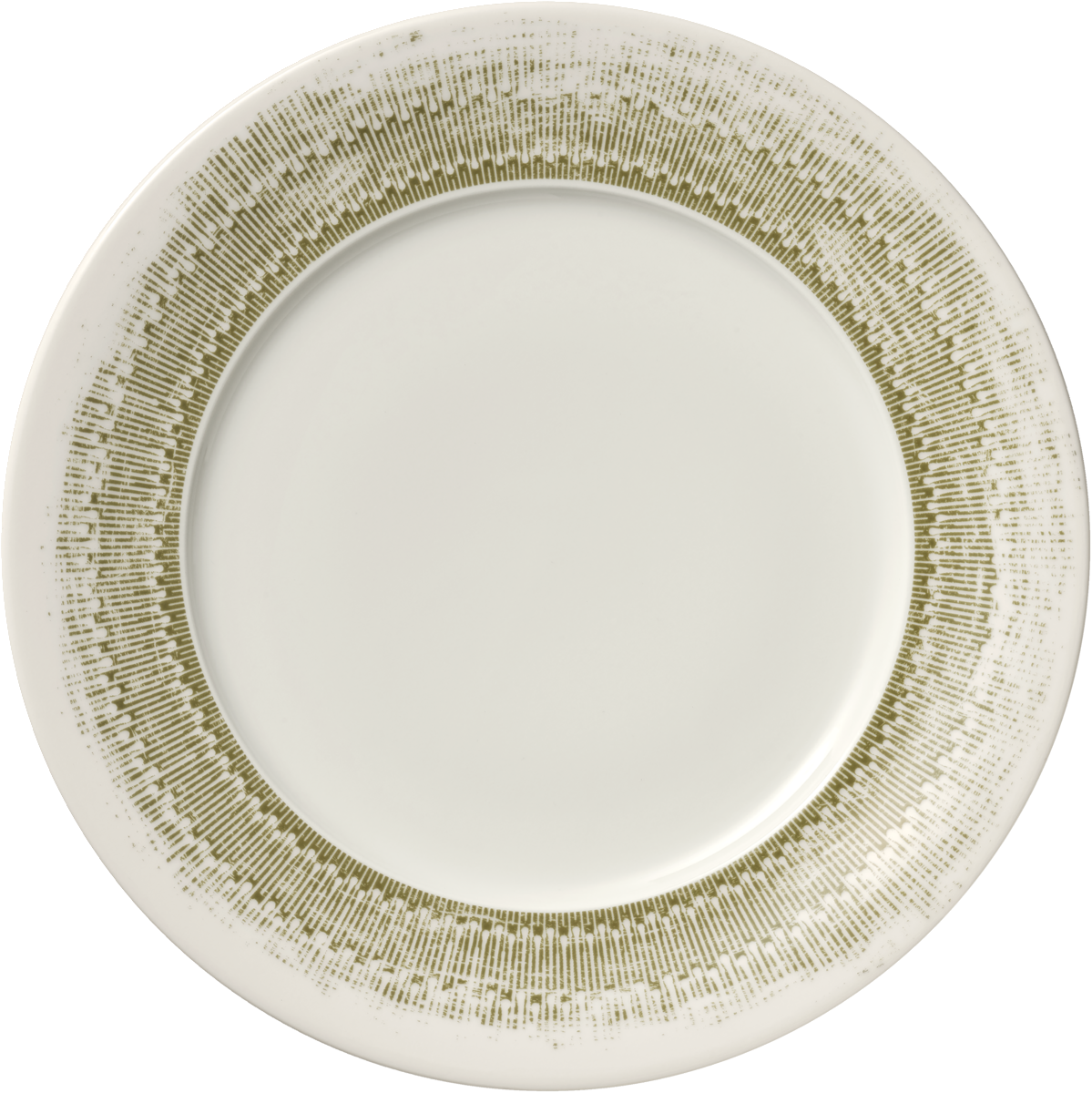 Plate flat round with rim 31cm