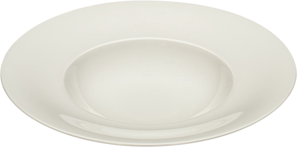 Plate deep round with rim 24cm