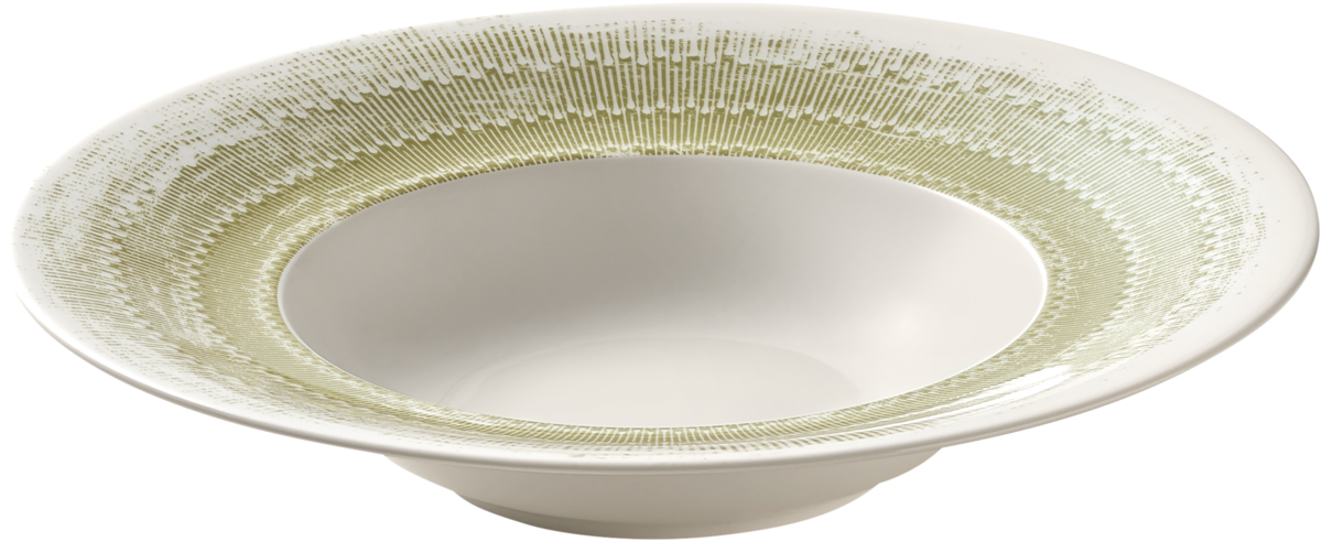 Plate deep round with rim 24cm