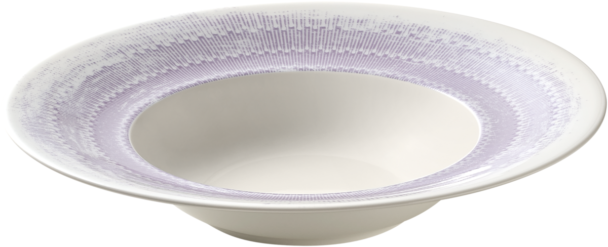 Plate deep round with rim 24cm