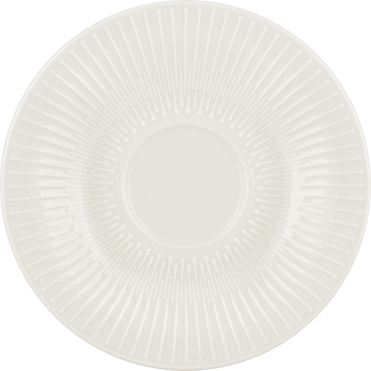Combi saucer round embossed 16cm