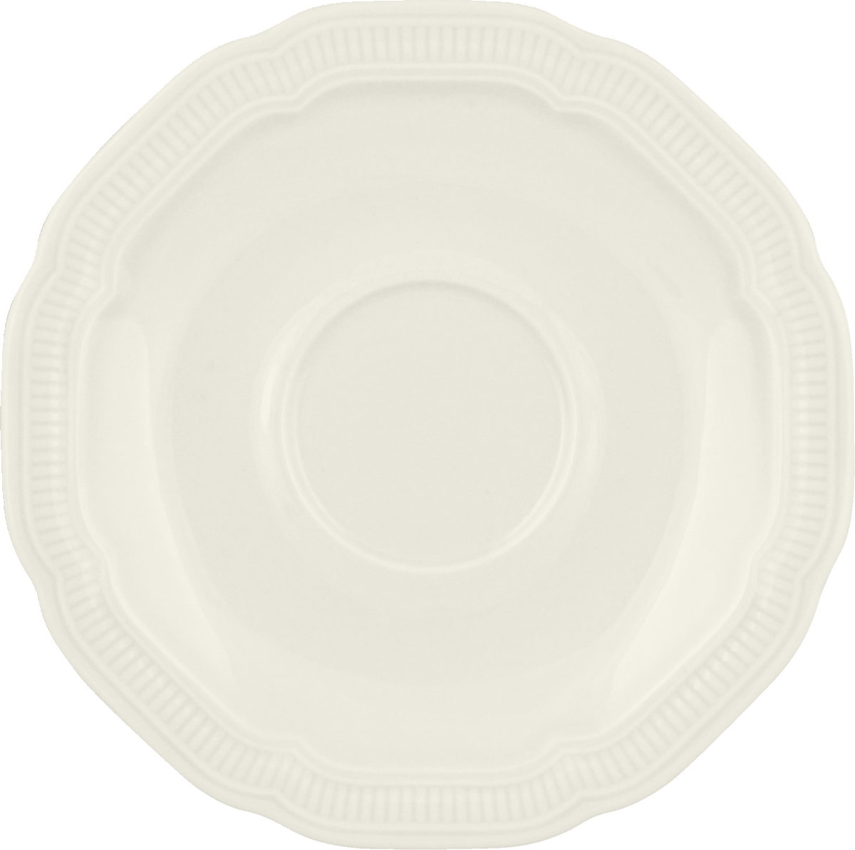 Combi saucer round embossed 16cm