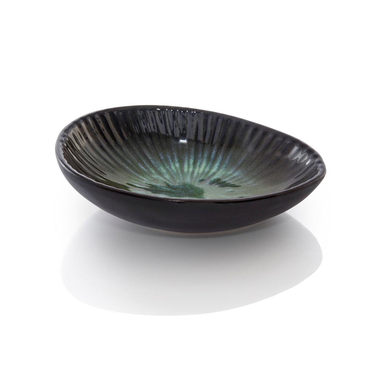 Dip Bowl oval DEEP OCEAN green 12x8.7cm