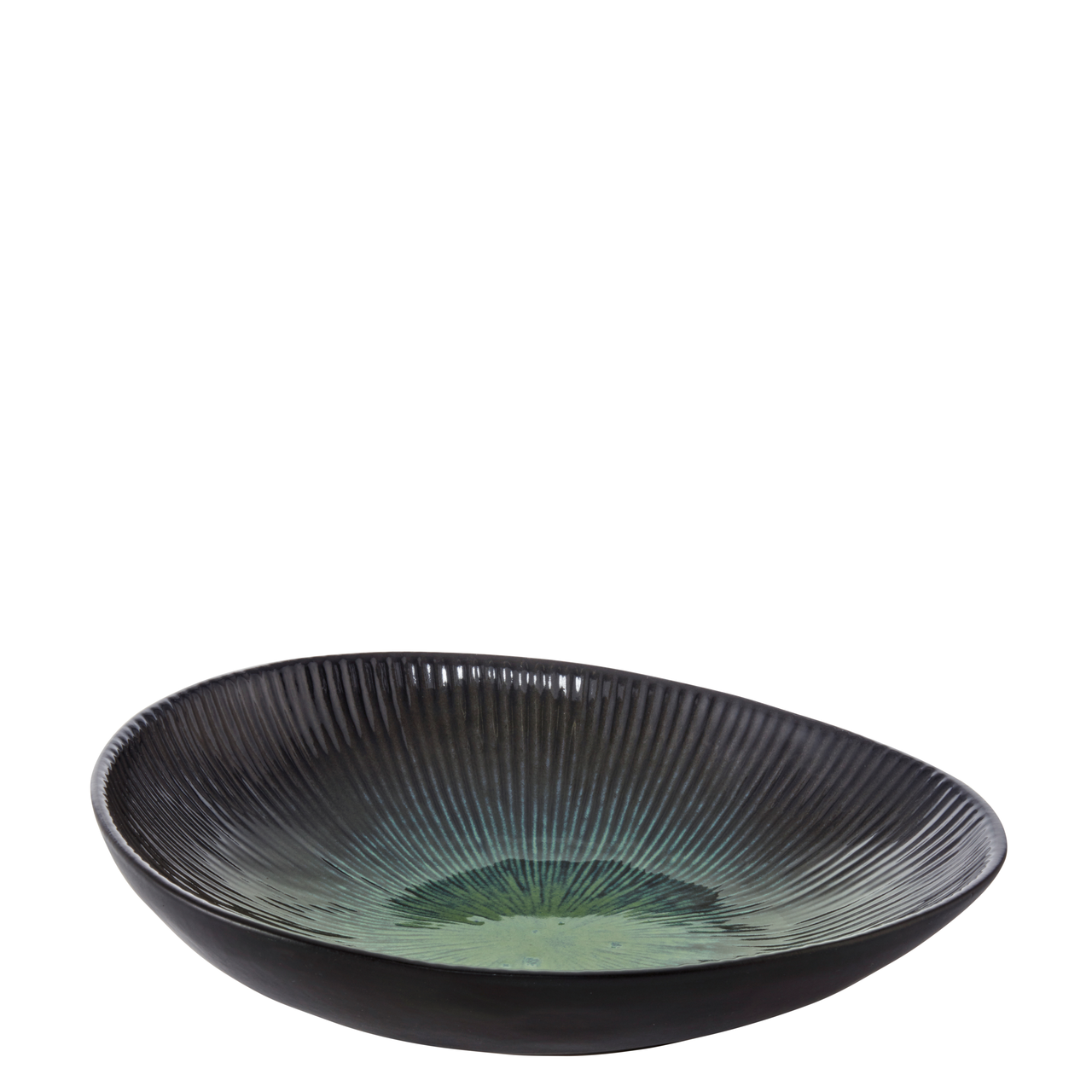 Bowl coup oval DEEP OCEAN green 26x23cm