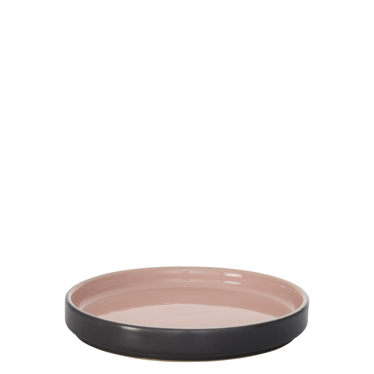 Plate flat GEO rose Ø14cm