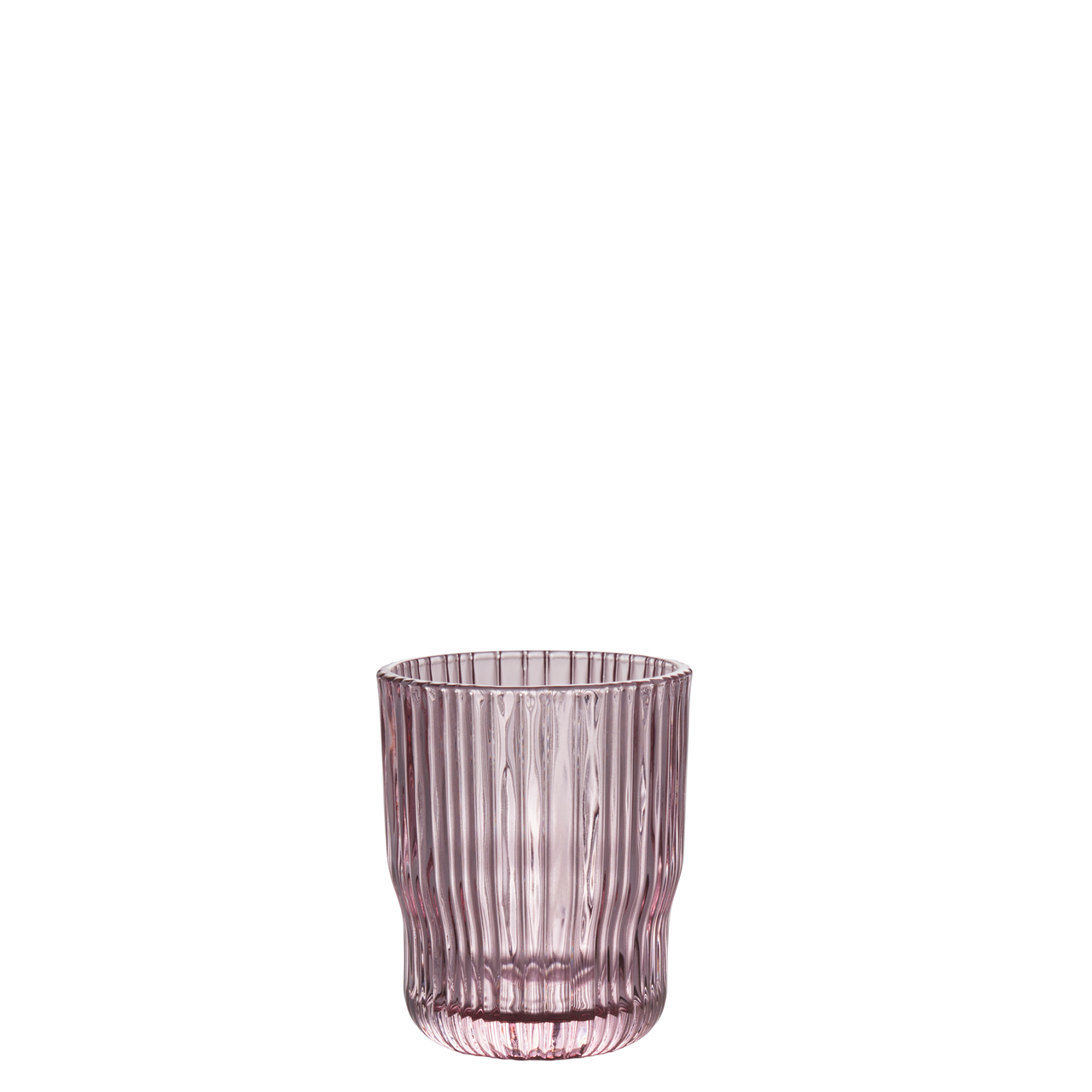 Glass rose H9,6cm