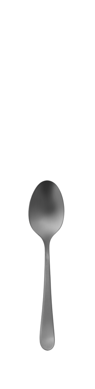 Coffee/tea spoon SIGNUM PVD gun metal brushed 136mm