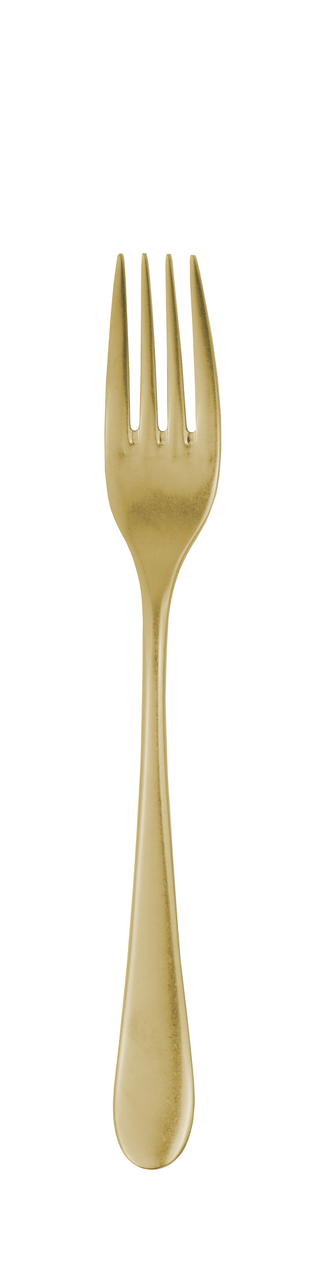 Table fork SIGNUM PVD pale gold stonewashed 210mm