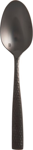 LUCCA FACET BLACK Dessert Spoon 184mm