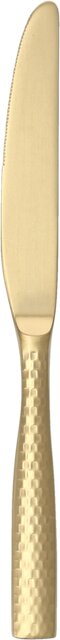 LUCCA FACET GOLD Dessert Knife 214mm