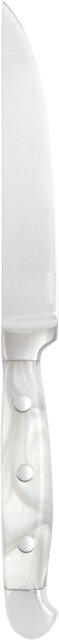 Steak Knife Pearl Gray Acrylic Handle Non-Serrated 240mm