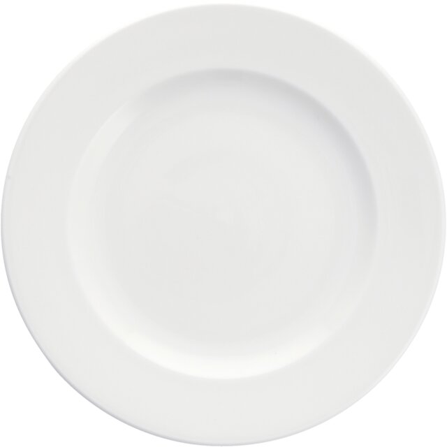 SNOW Plate flat with rim 20cm