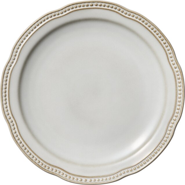 MANETTE PERLS Plate flat with rim 27cm