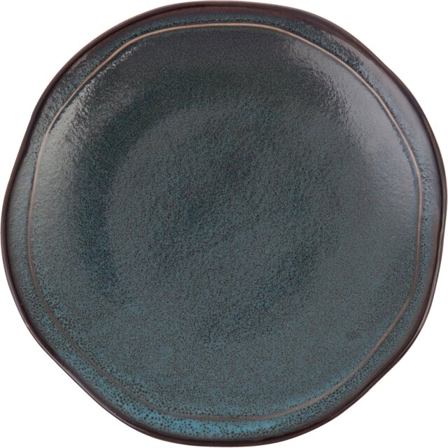 STON BLUE Plate flat coupe 25,5cm