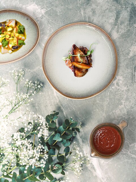 SALEMA Plate flat coupe 28cm