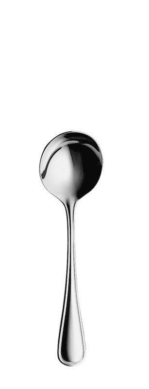 Round bowl soup spoon CONTOUR silver plated 172mm
