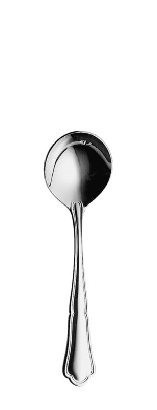 Round bowl soup spoon CHIPPENDALE silver plated 177mm
