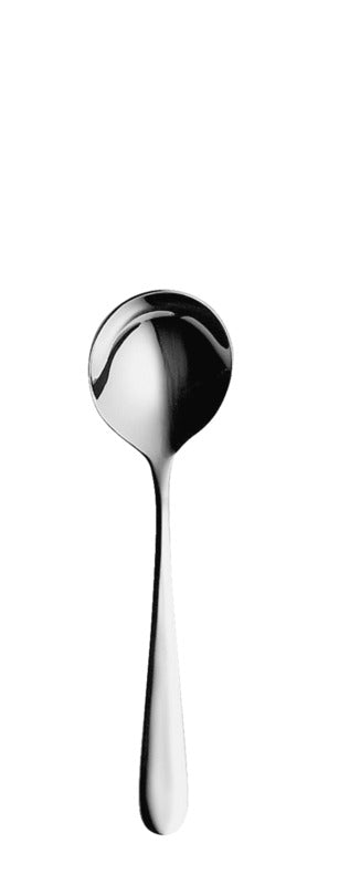 Round bowl soup spoon CARLTON silver plated 175mm