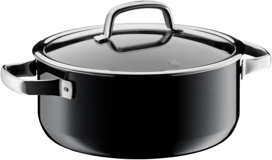Fusiontec Mineral Braising Pan 24cm with lid Black