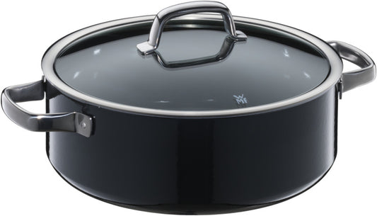 Fusiontec Mineral Braising Pan 28cm with lid Black