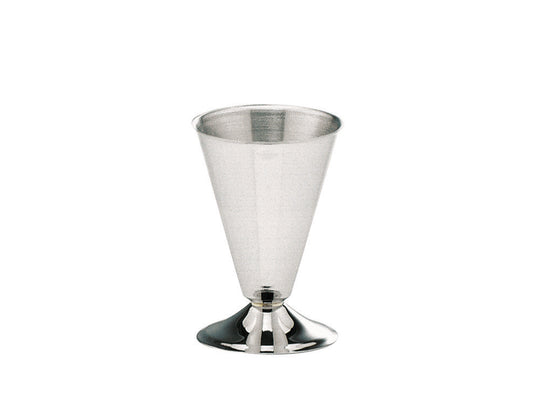 Ice cream cup, silverplated