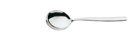 Round bowl soup spoon BISTRO silverplated 166mm