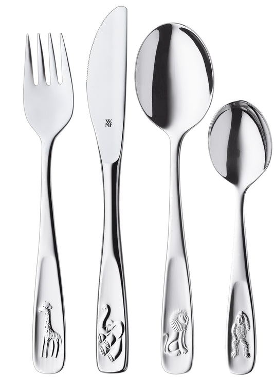 Children's cutlery 4-pc set ANIMALS