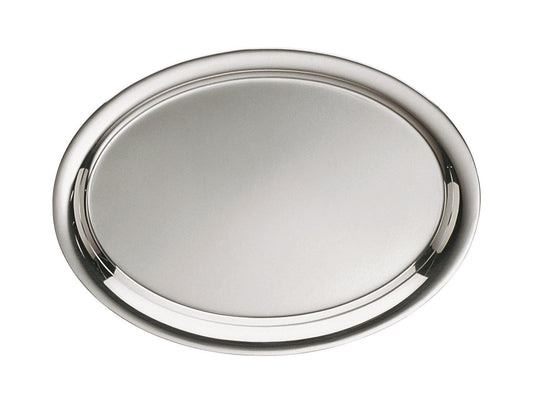Serving tray, silver plated, oval, 22.1 x 15.6 cm