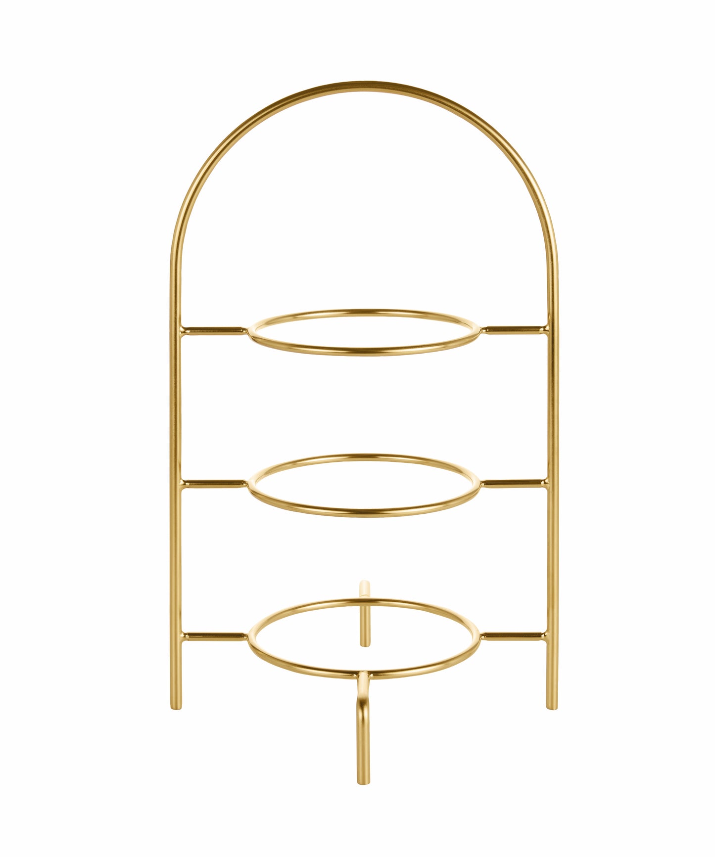 Multipurpose stand for plates Ø21 PVD gold