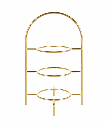 Multipurpose stand for plates Ø21 PVD gold