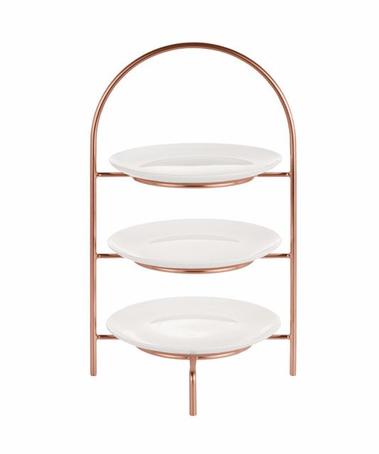 Multipurpose stand for plates Ø21 PVD copper