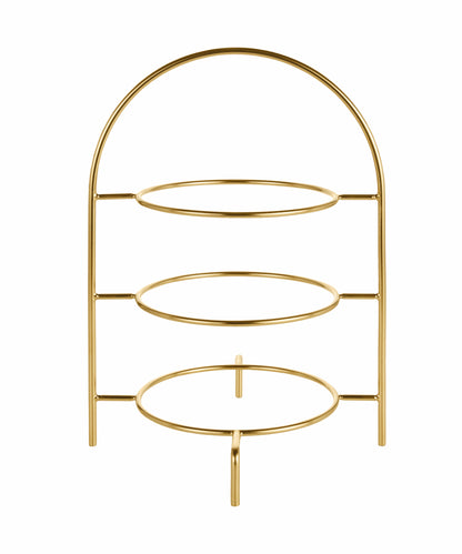 Multipurpose stand for plates Ø24 PVD gold