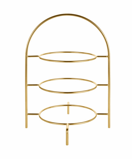 Multipurpose stand for plates Ø24 PVD gold