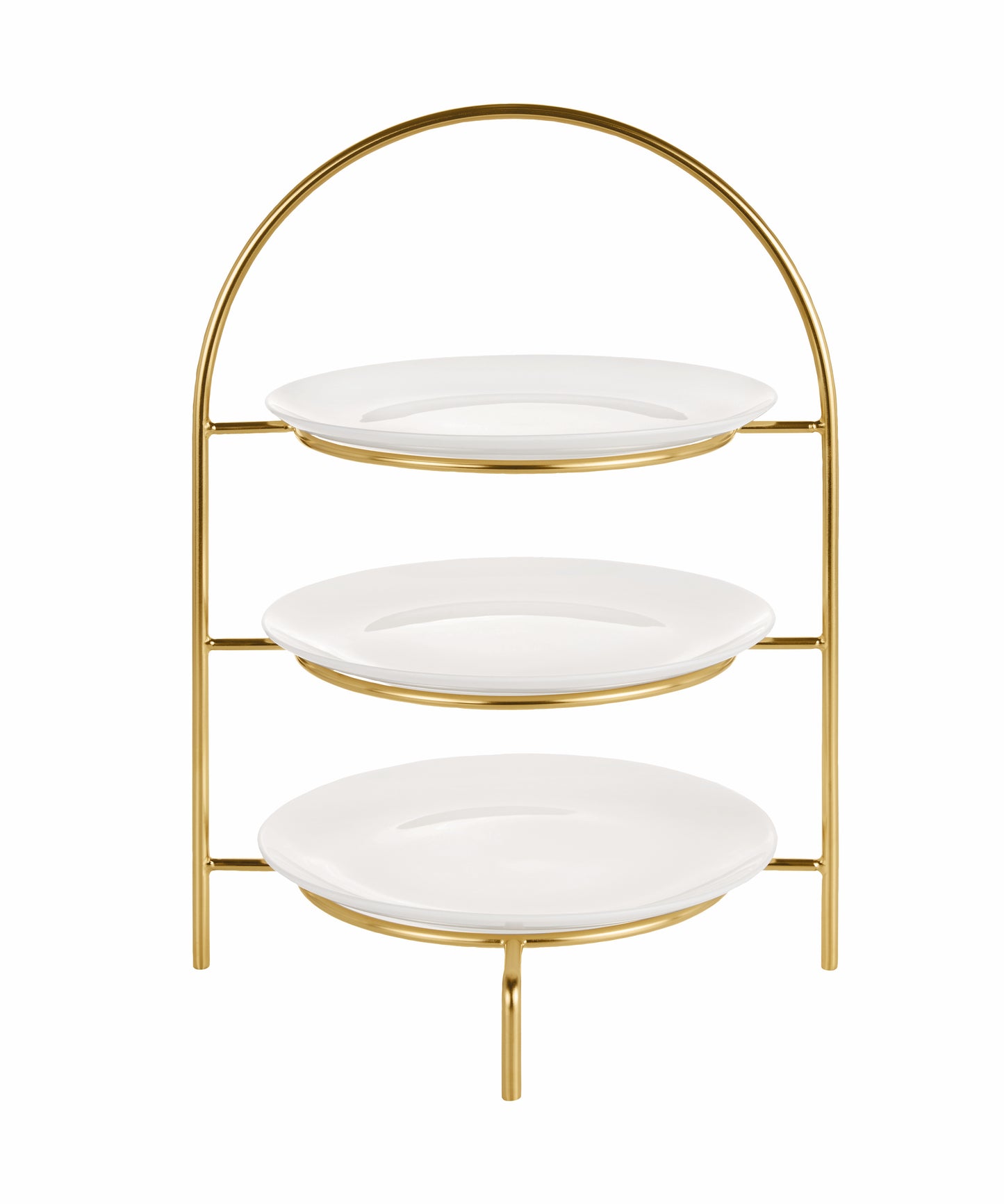 Multipurpose stand for plates Ø24 PVD gold