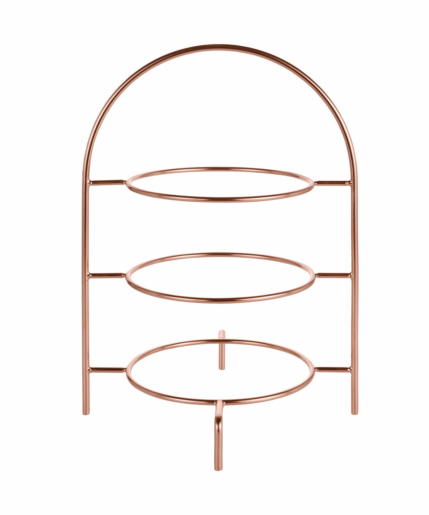 Multipurpose stand for plates Ø24 PVD copper