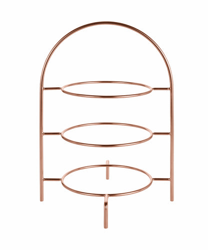 Multipurpose stand for plates Ø24 PVD copper