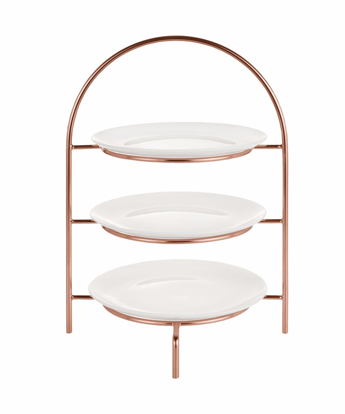 Multipurpose stand for plates Ø24 PVD copper
