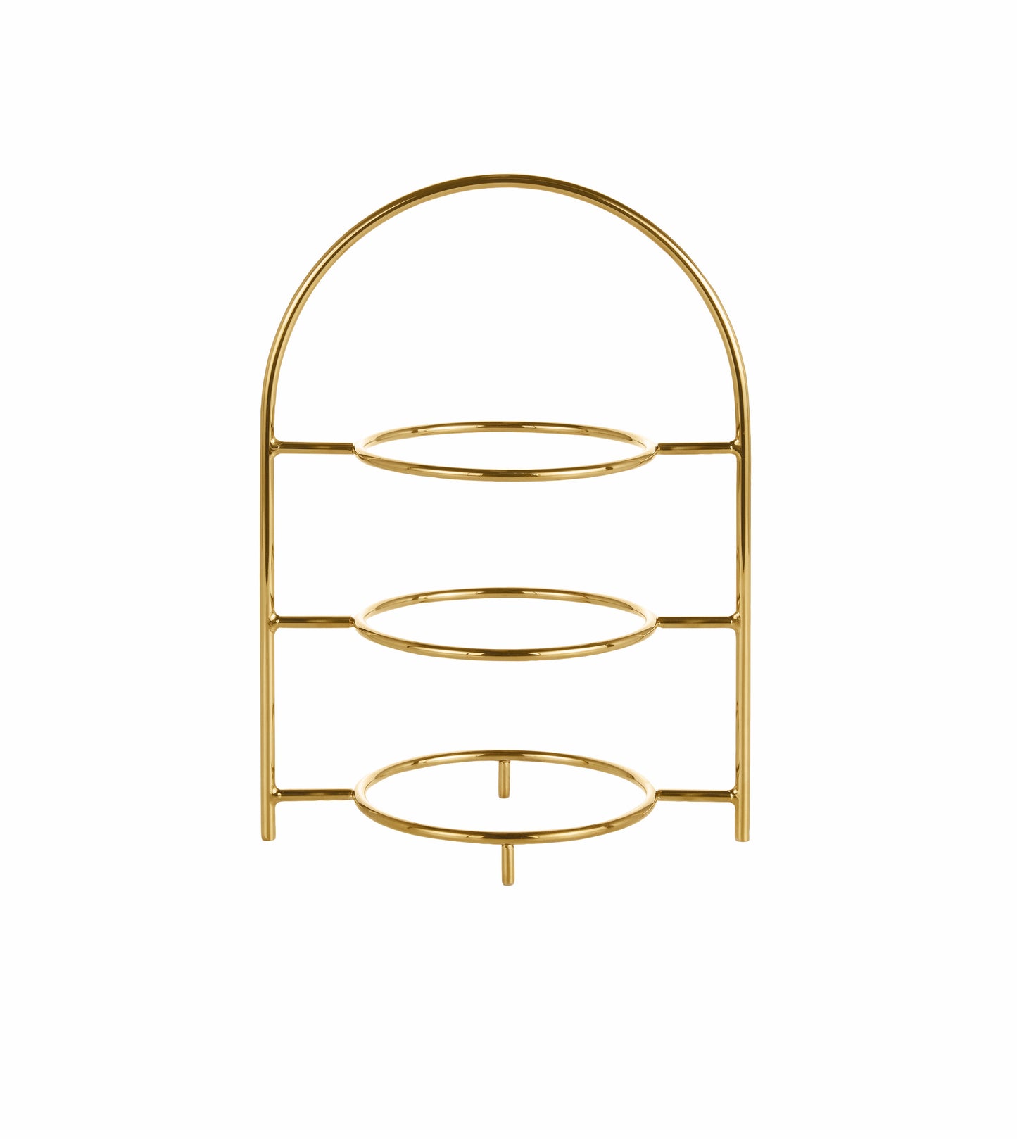 Multipurpose stand for plates Ø16 PVD gold