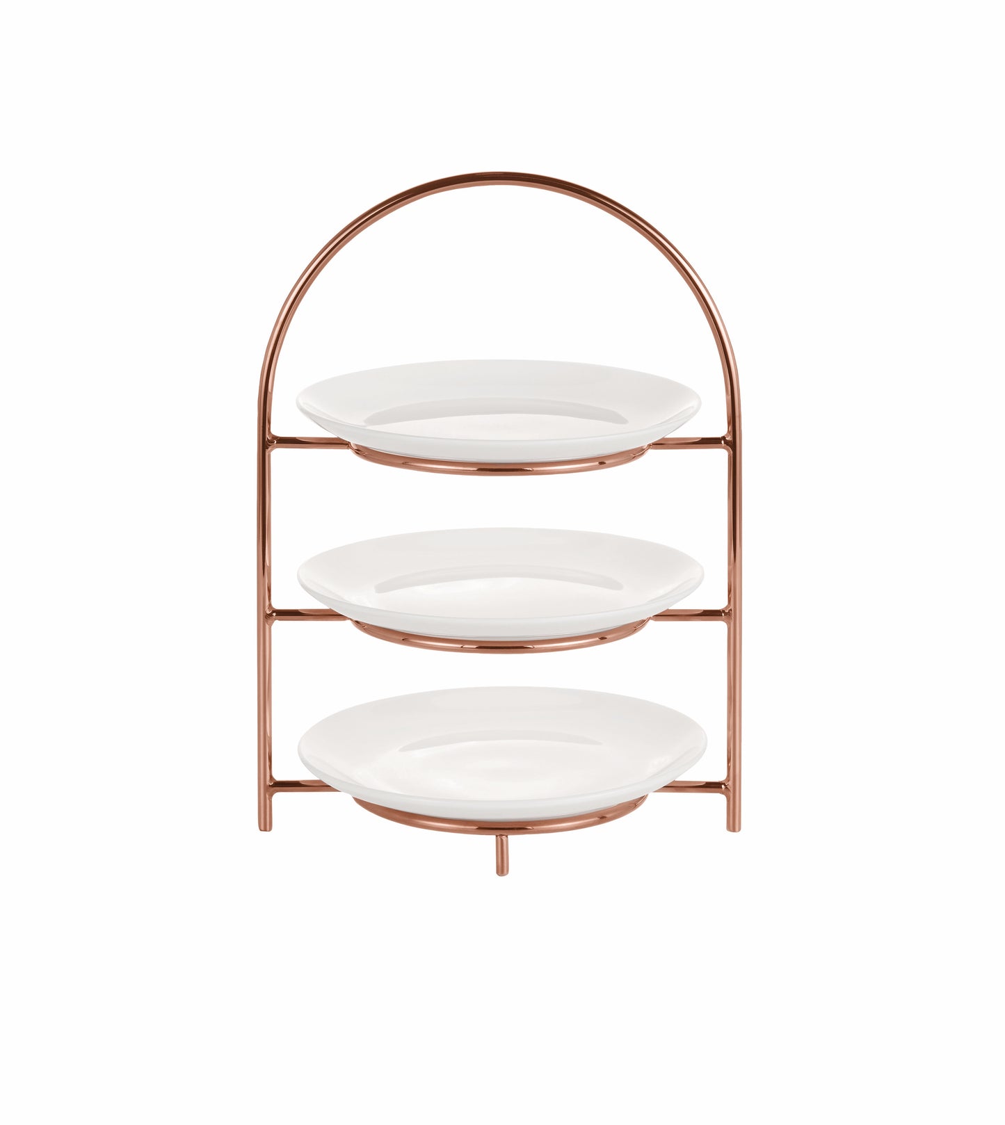 Multipurpose stand for plates Ø16 PVD copper