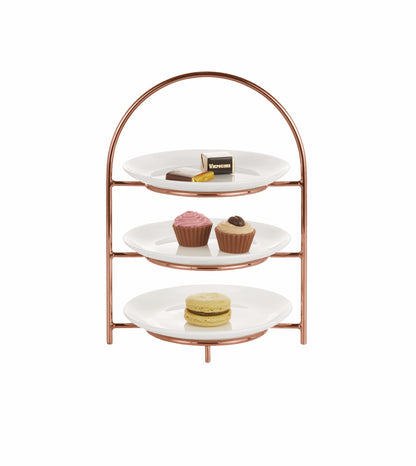 Multipurpose stand for plates Ø16 PVD copper